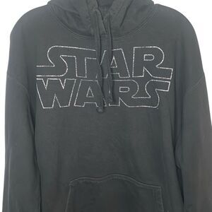 Star Wars Men’s Size 2XL Printed Hoodie Black Sweatshirt Unisex Pullover